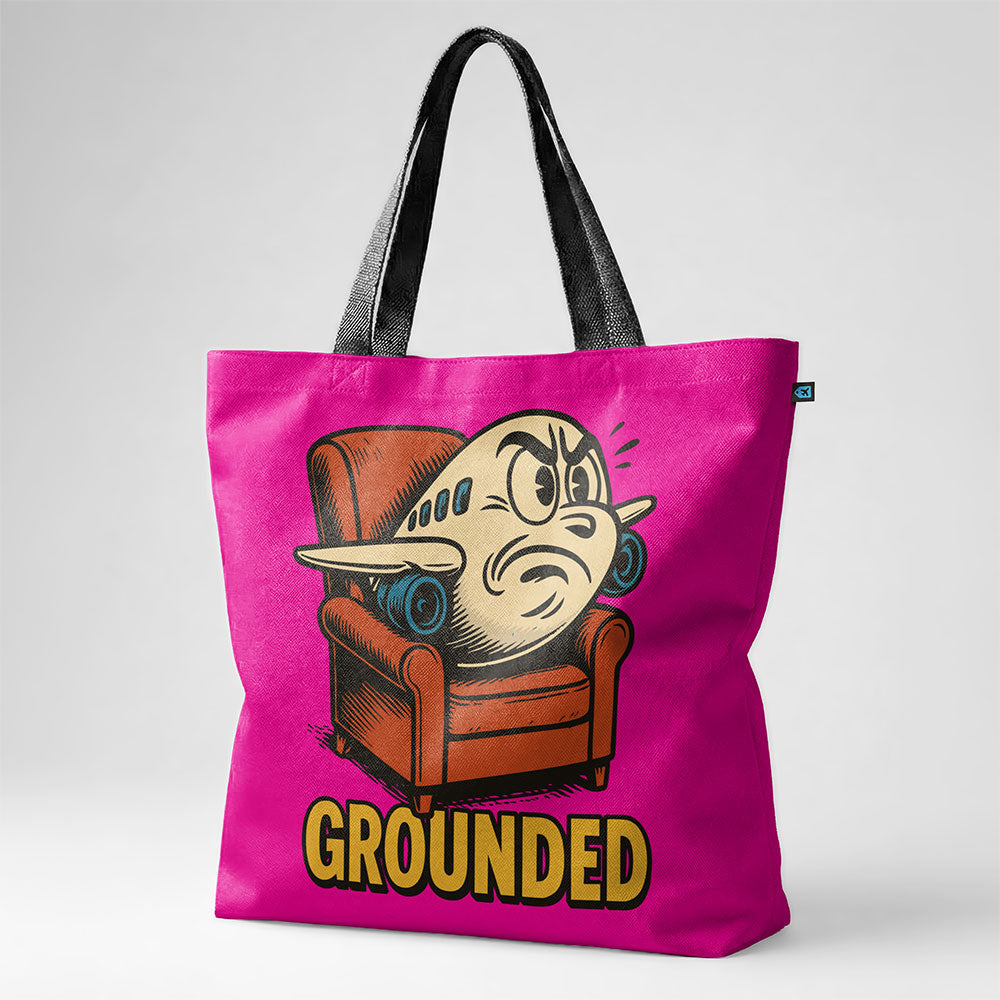 Grounded Plane - Tote Bag