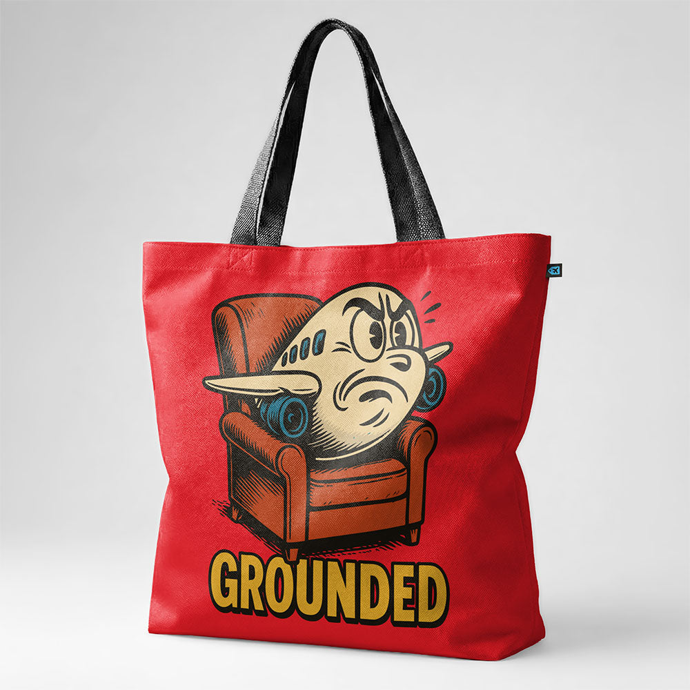 Grounded Plane - Tote Bag