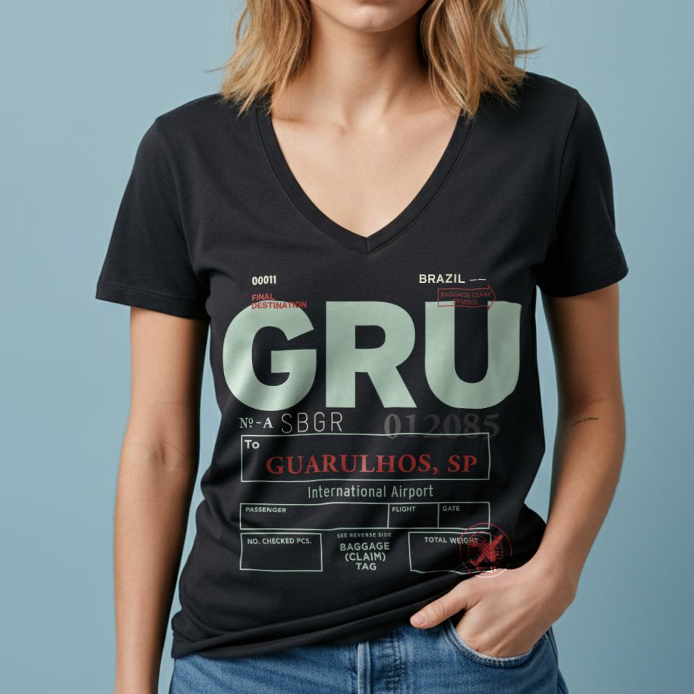 GRU - Women's V-Neck T-Shirt