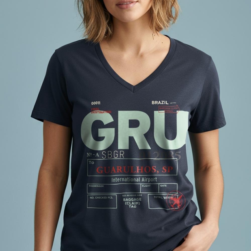 GRU - Women's V-Neck T-Shirt