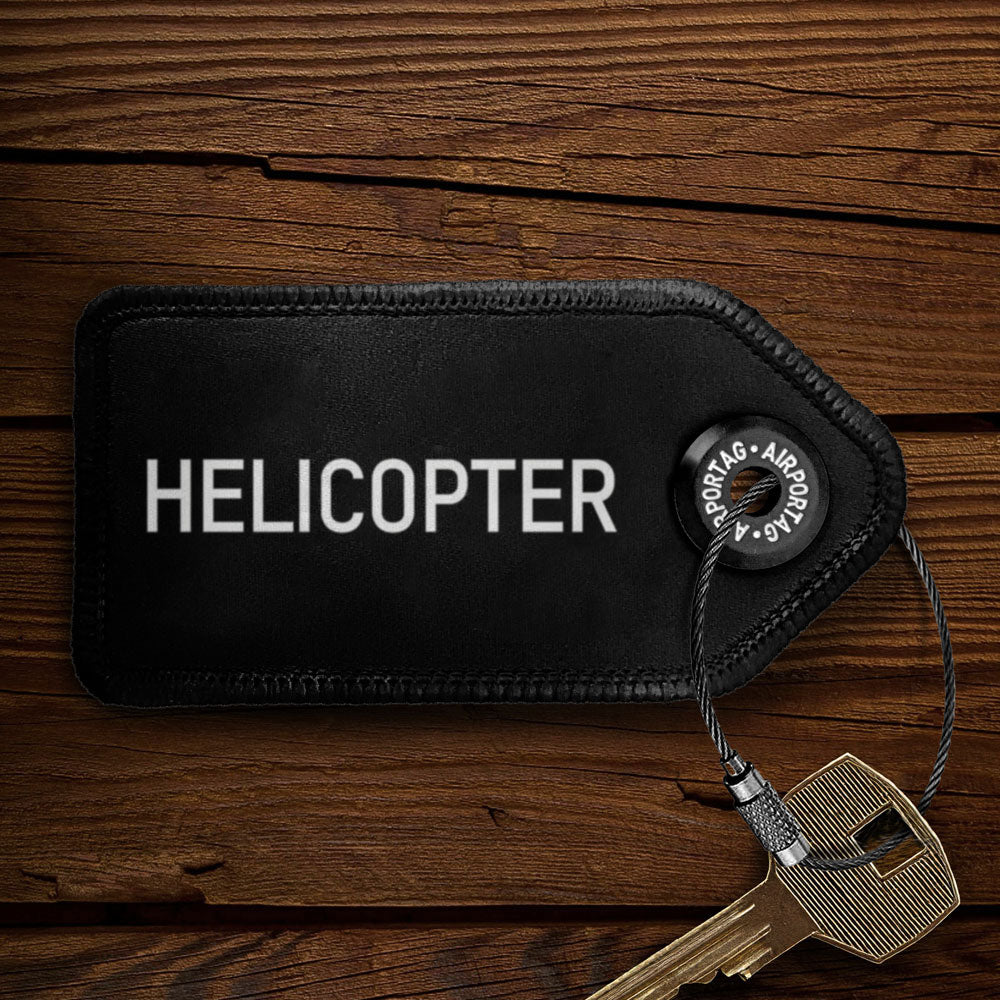 Helicopter - Tag Keychain