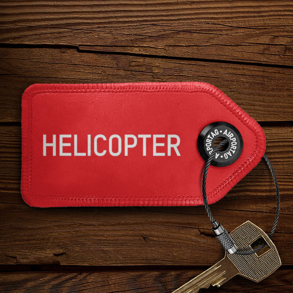 Helicopter - Tag Keychain