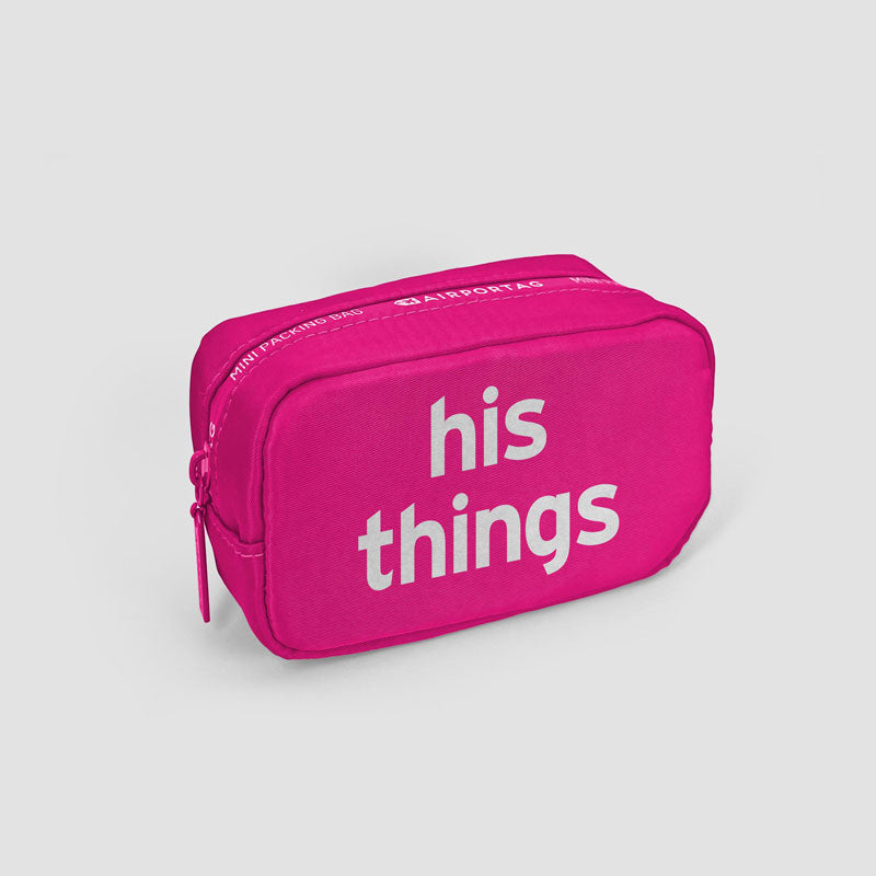 His Things - Mini Packing Bag