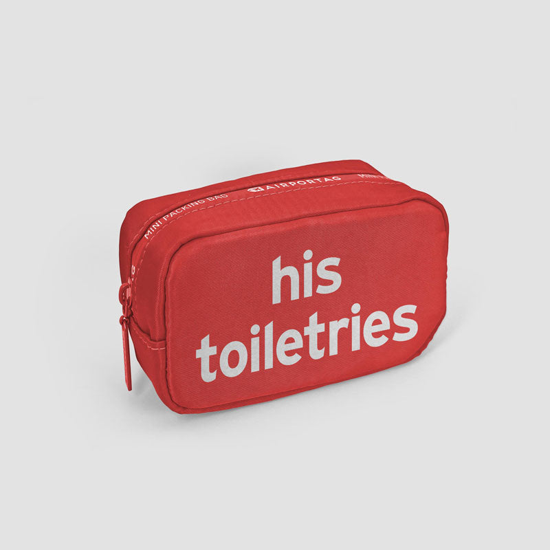 His Toiletries - Mini Packing Bag