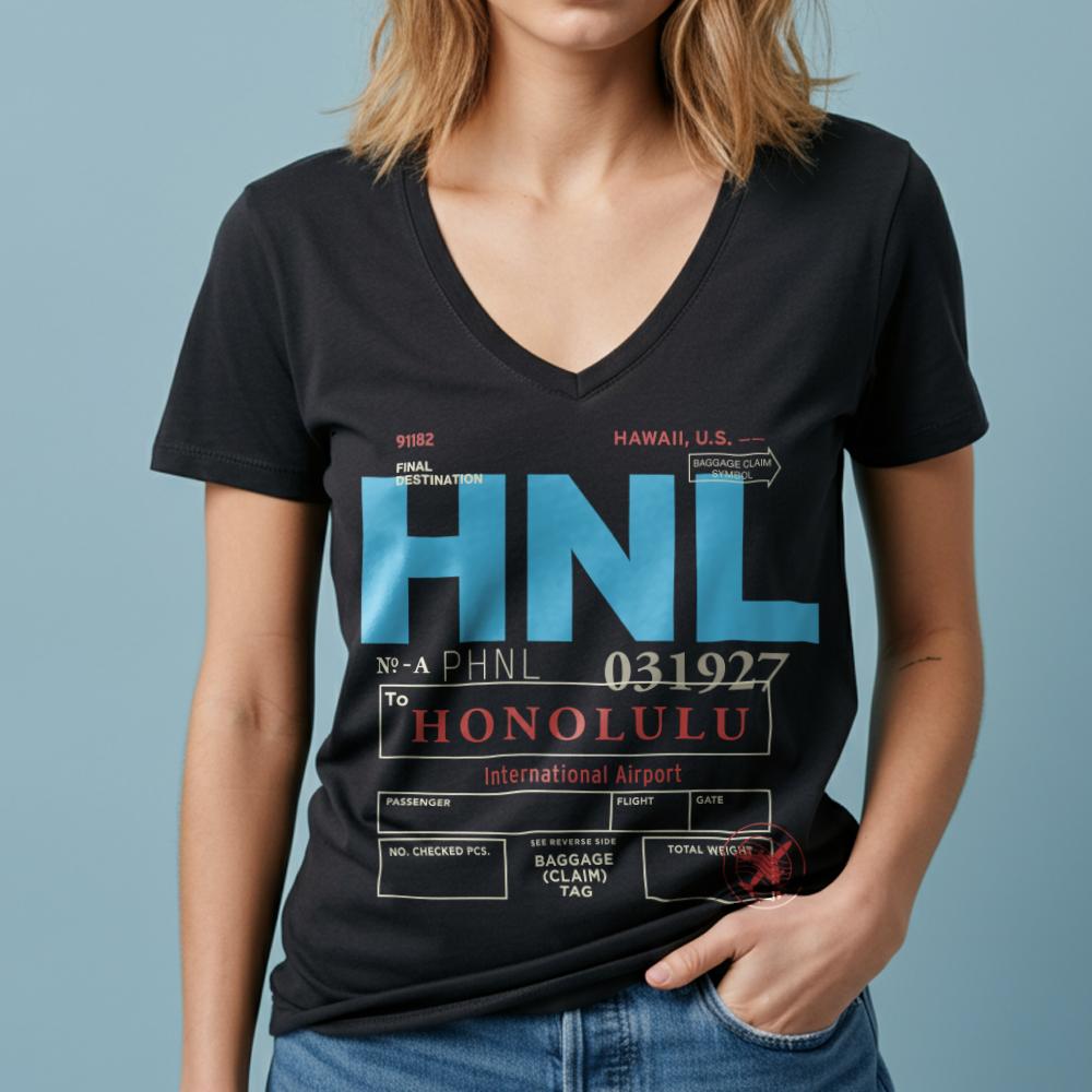 HNL - Women's V-Neck T-Shirt