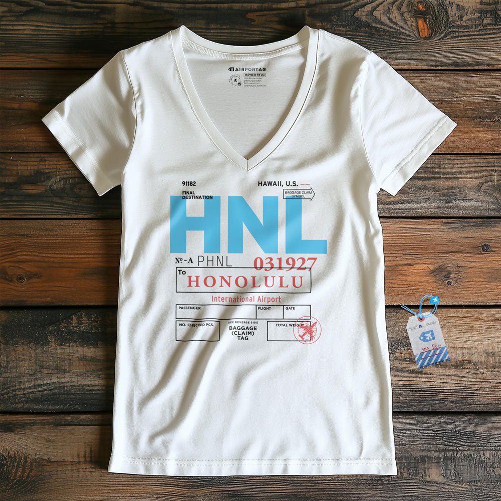 HNL - Women's V-Neck T-Shirt