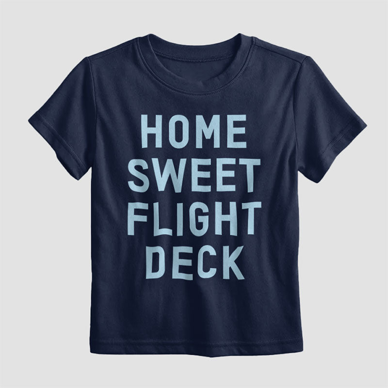 Home Sweet Flight Deck - Kids T-Shirt