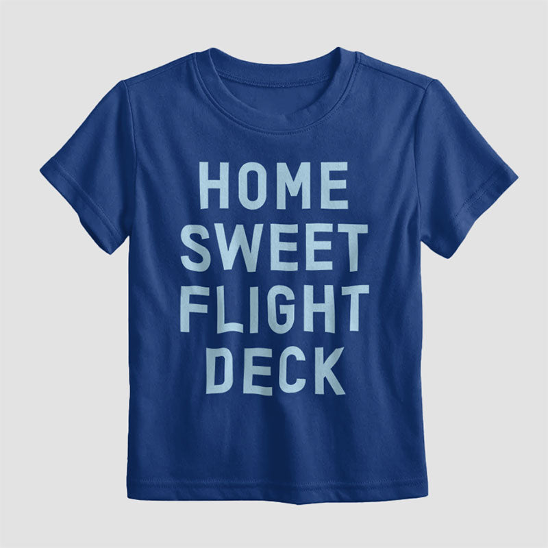 Home Sweet Flight Deck - Kids T-Shirt