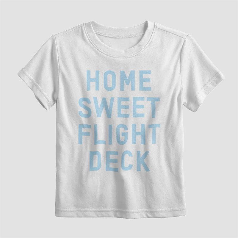 Home Sweet Flight Deck - Kids T-Shirt