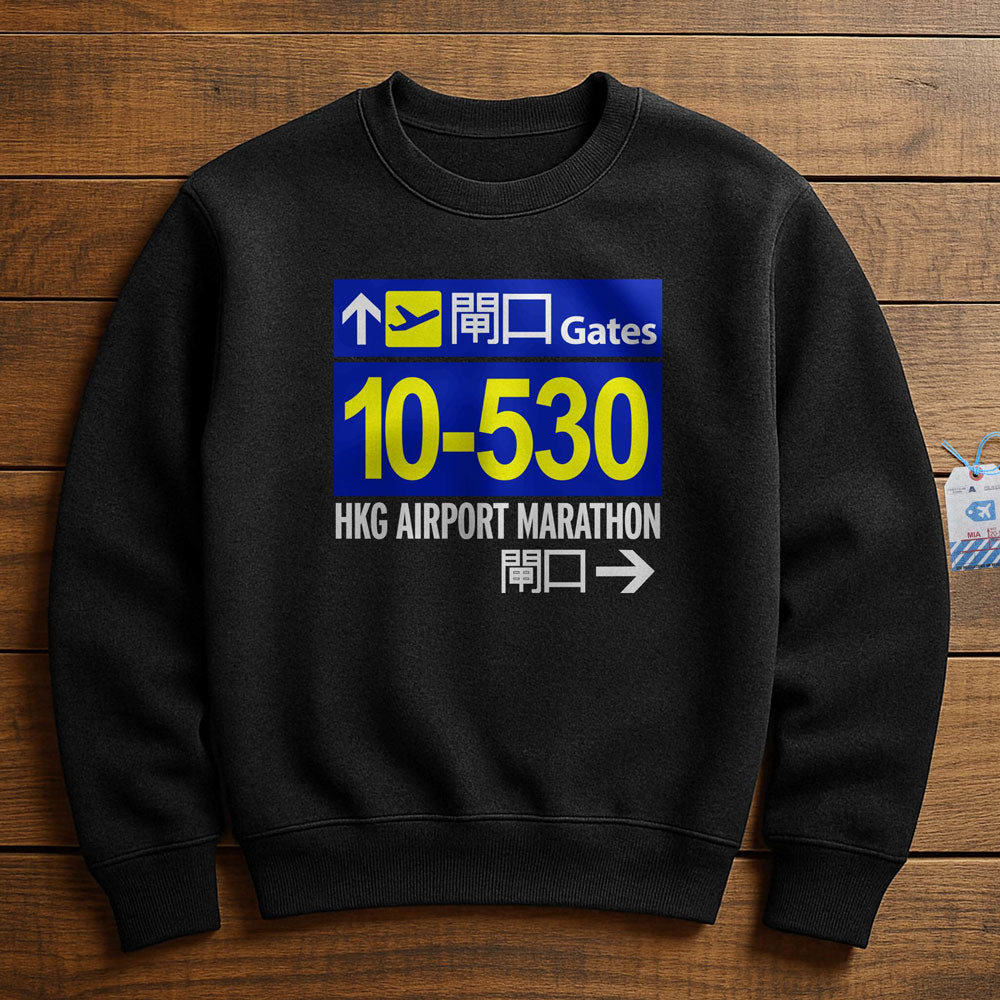 Hong Kong Airport Gates Marathon - Sweatshirt