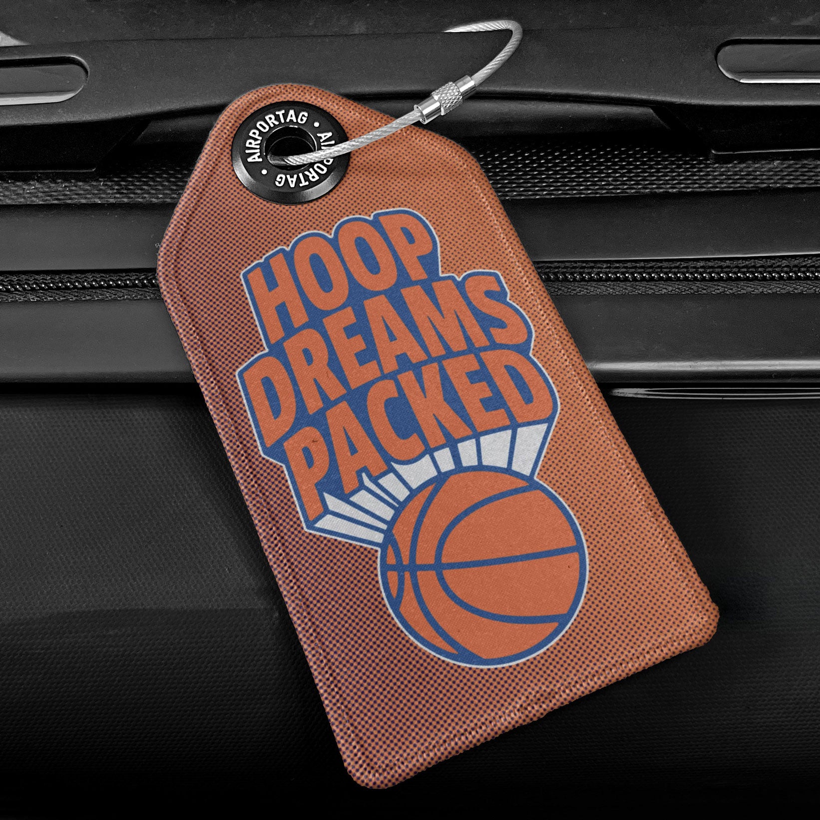 Hoop Dreams Packed - Luggage Tag