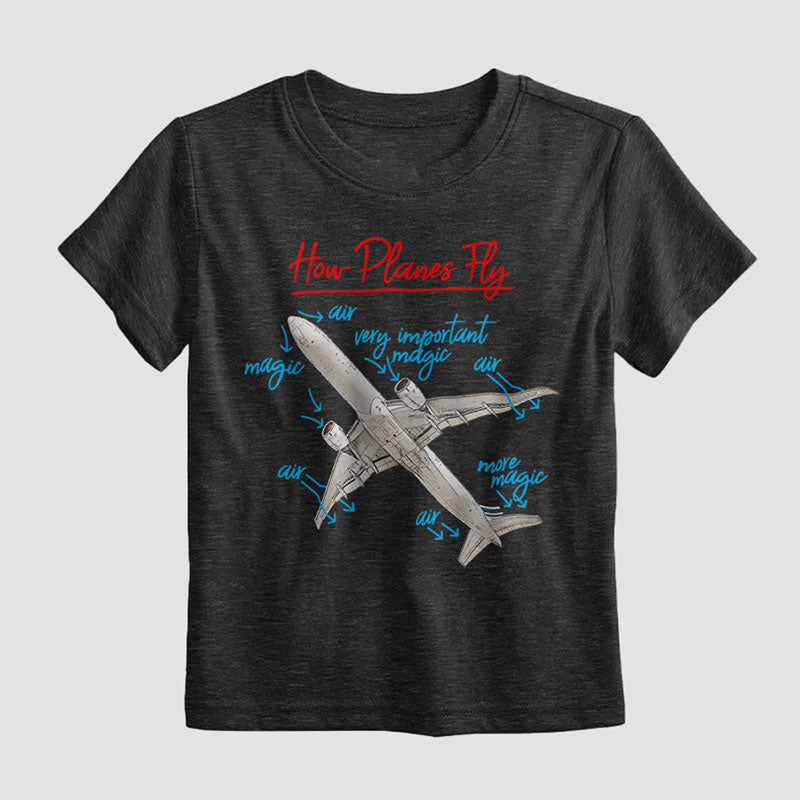 Comment les avions volent - T-shirt pour enfants