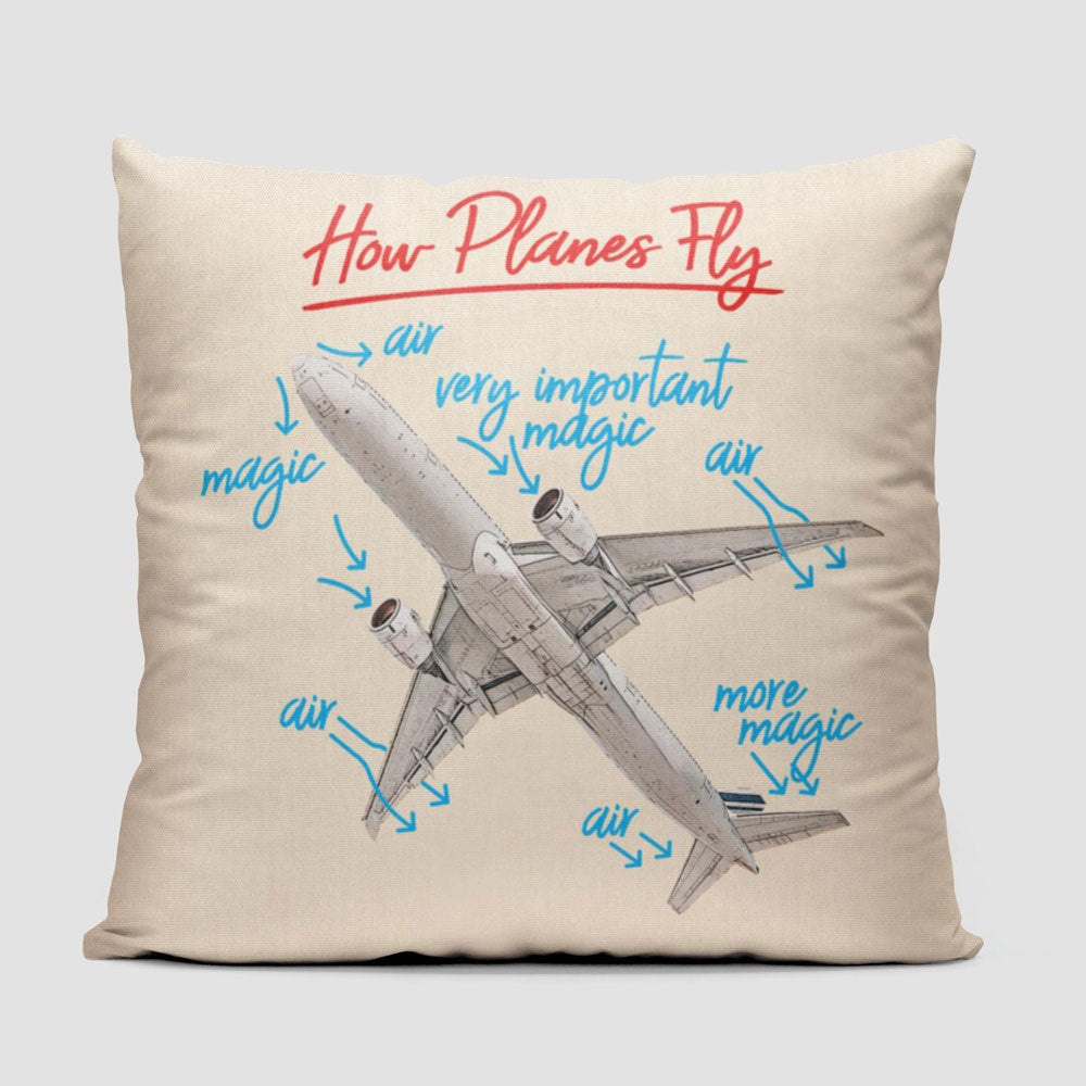 How Planes Fly - Throw Pillow