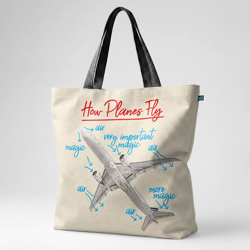 How Planes Fly - Tote Bag