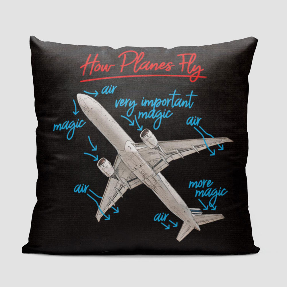 How Planes Fly - Throw Pillow