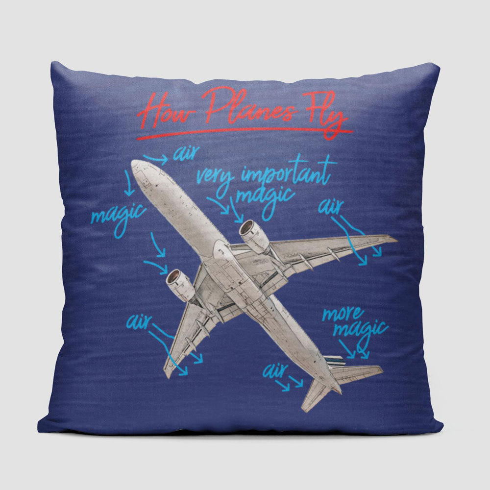 How Planes Fly - Throw Pillow