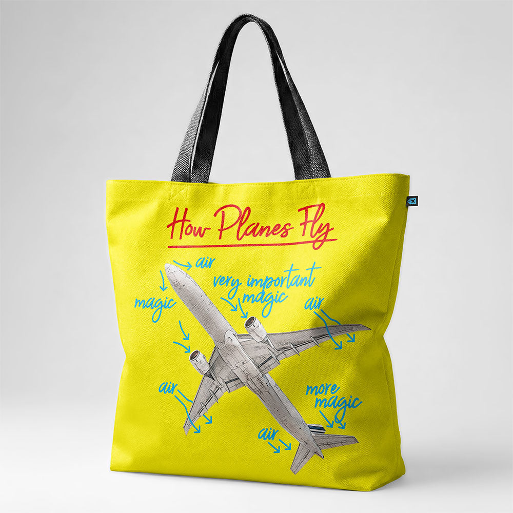 How Planes Fly - Tote Bag
