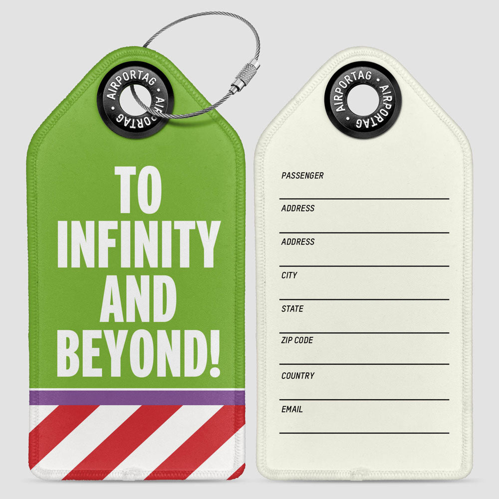 To Infinity and Beyond - Luggage Tag