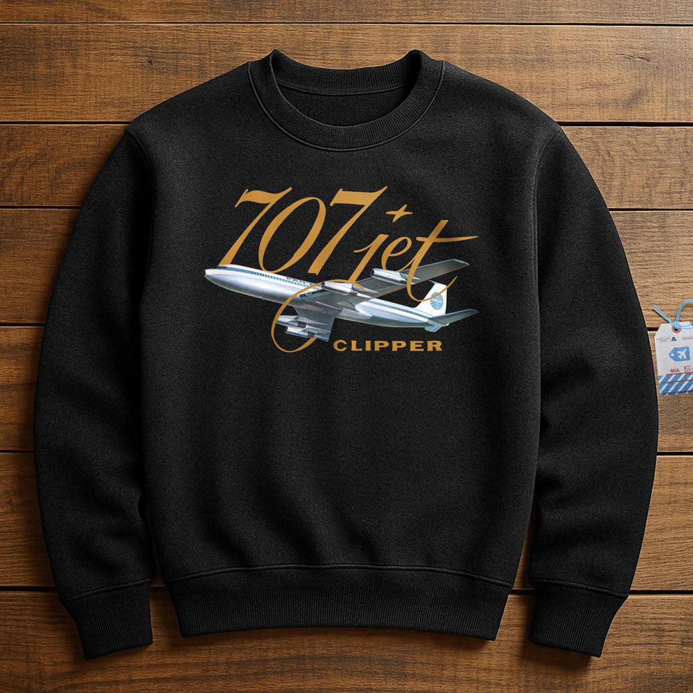 Pan Am Jet Clipper - Sweatshirt - Black