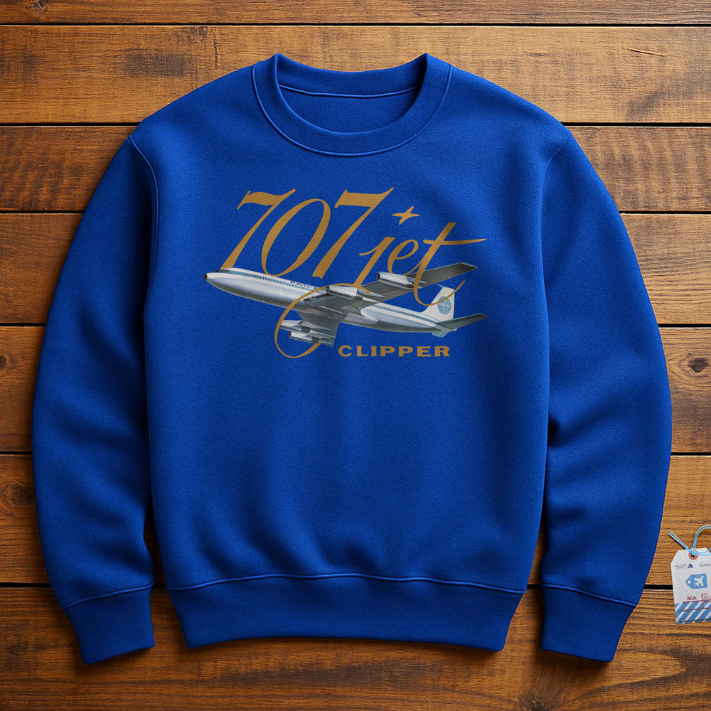 Pan Am Jet Clipper - Sweatshirt - True Royal