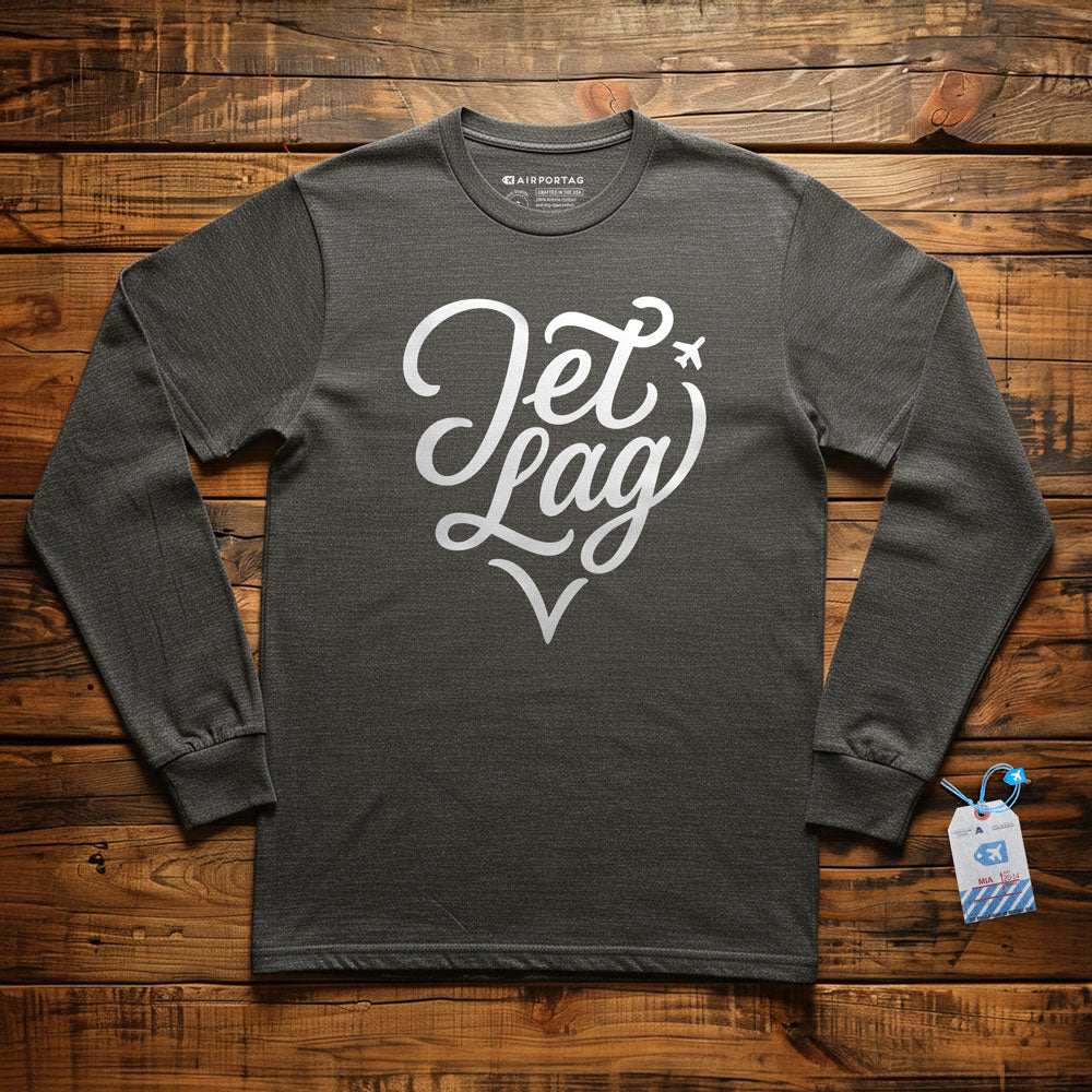 Jet Lag Heart - Long Sleeve T-Shirt