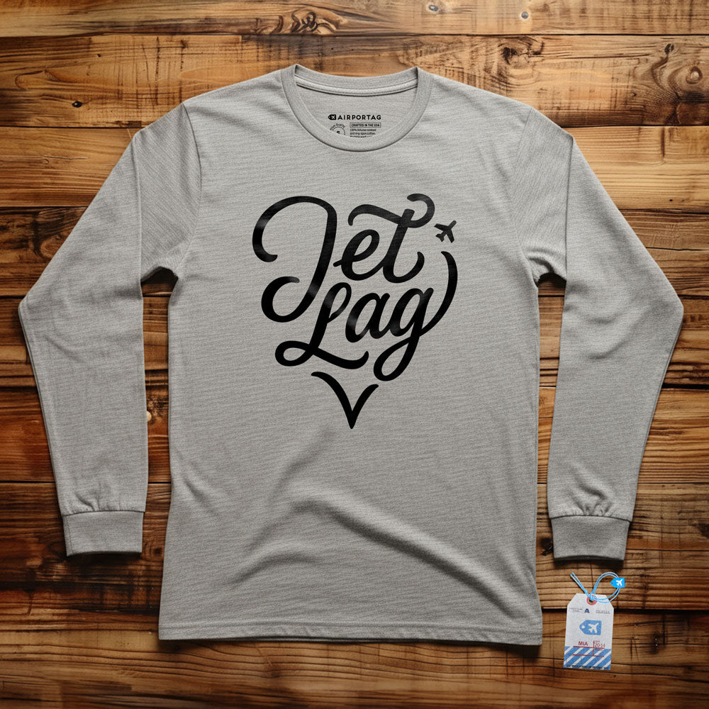 Jet Lag Heart - Long Sleeve T-Shirt