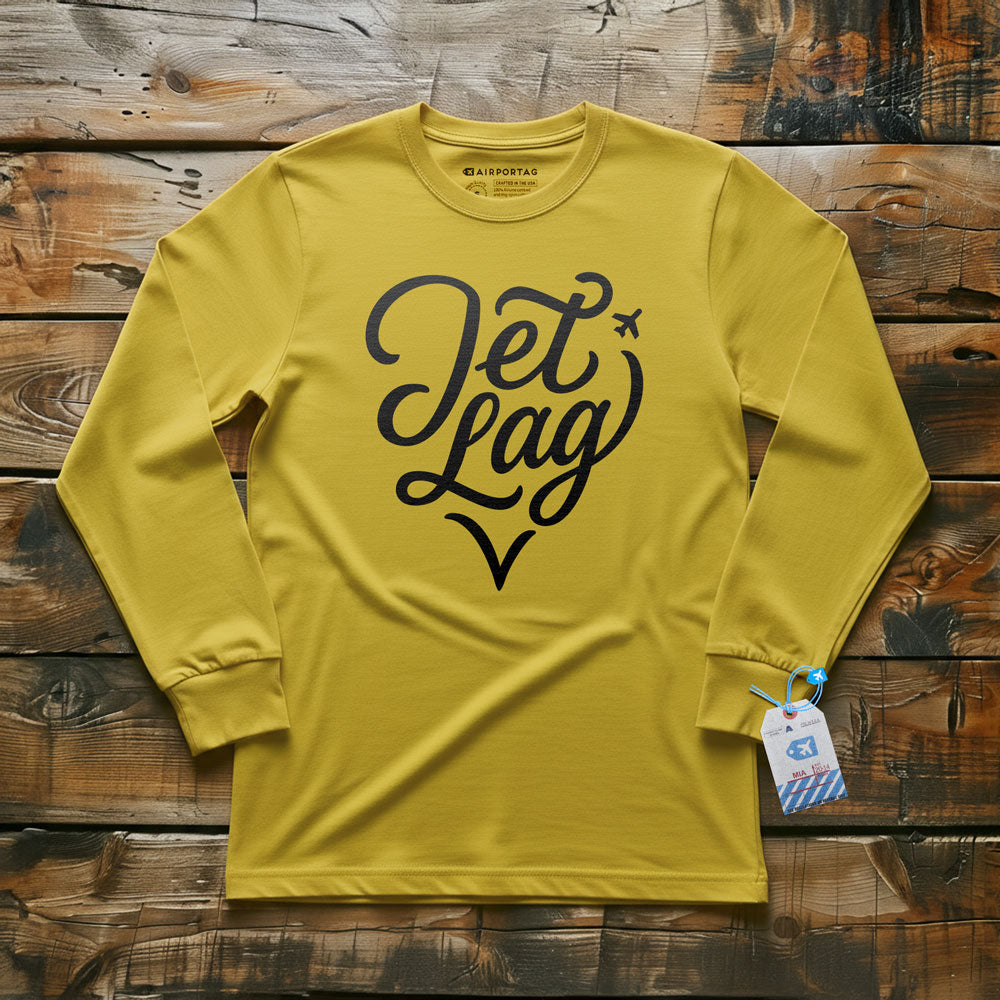 Jet Lag Heart - Long Sleeve T-Shirt