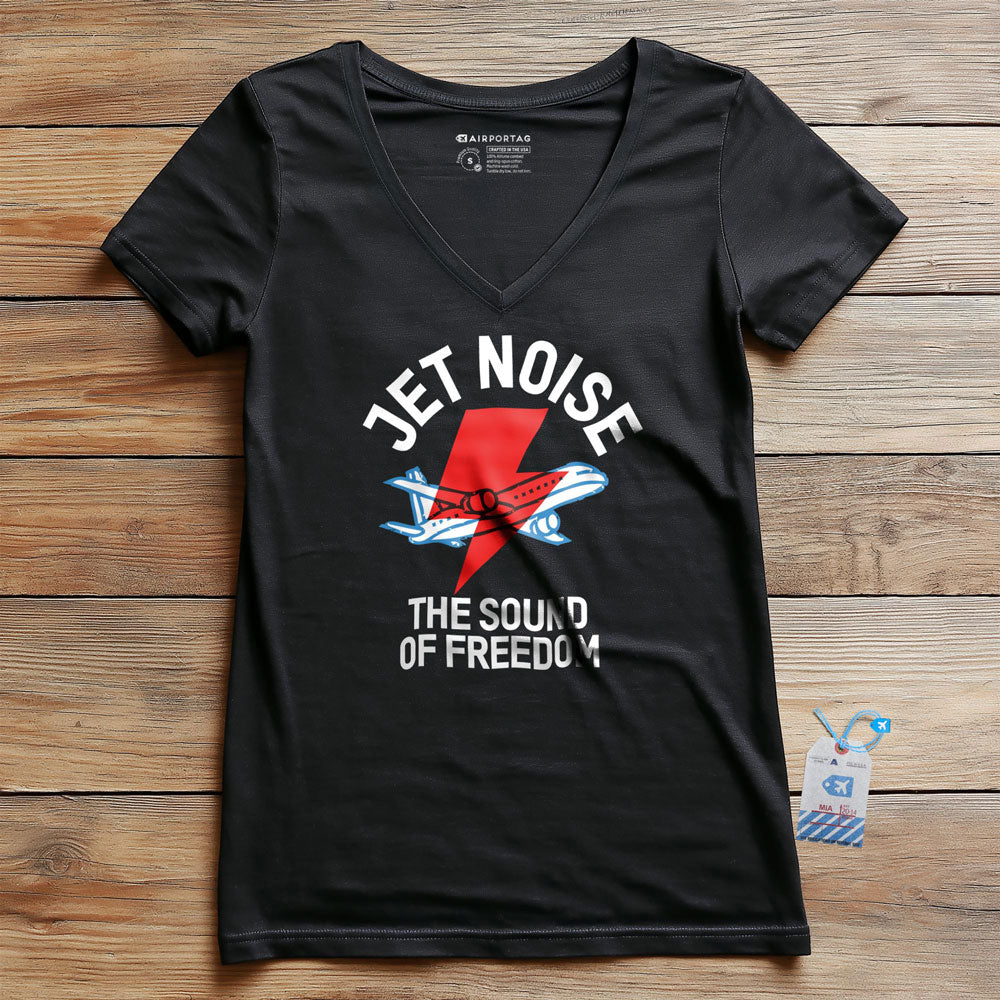 Jet Noise - Women's V-Neck T-Shirt