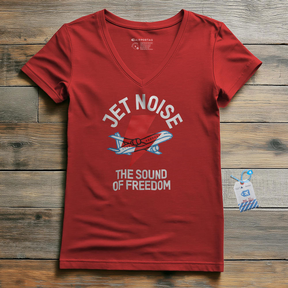 Jet Noise - Women's V-Neck T-Shirt