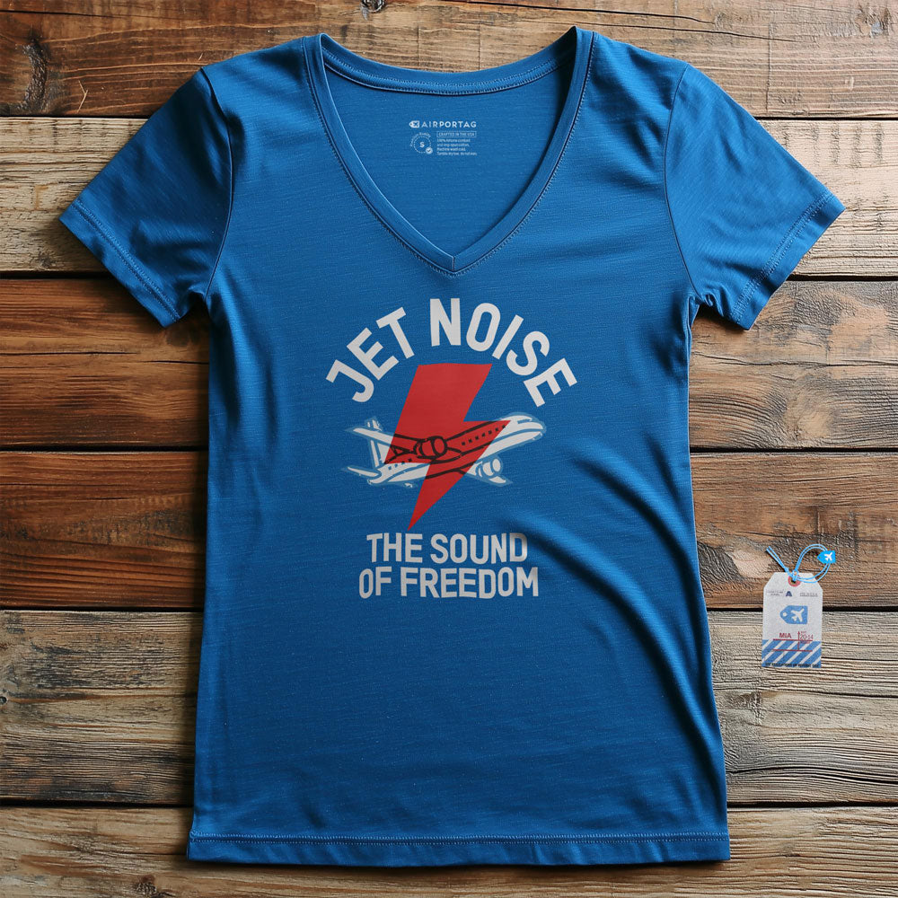 Jet Noise - Women's V-Neck T-Shirt