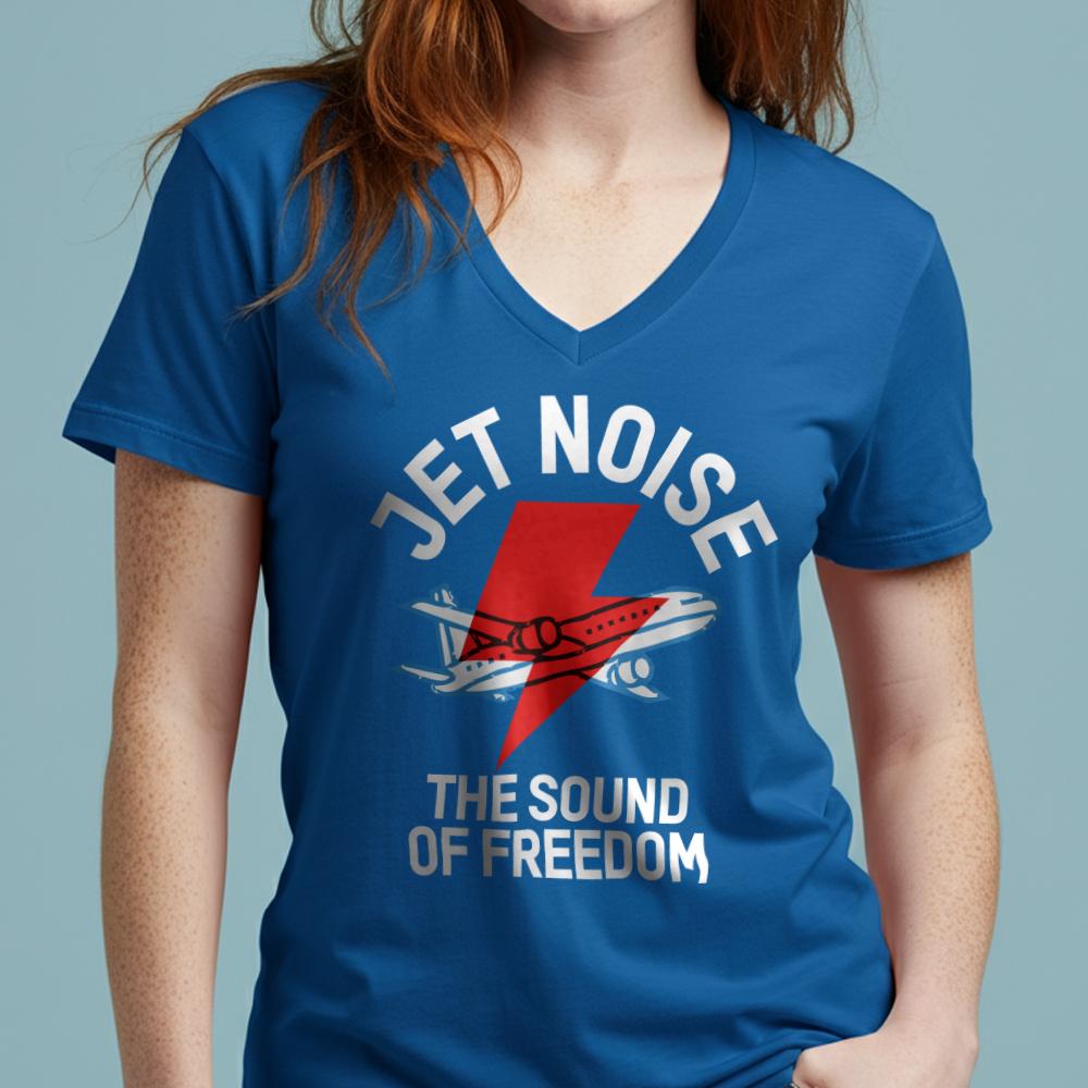 Jet Noise - Women's V-Neck T-Shirt