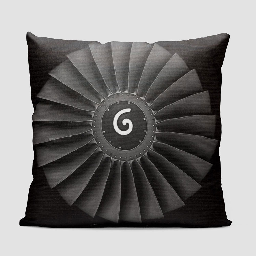 Jet Engine Fan Blades - Throw Pillow