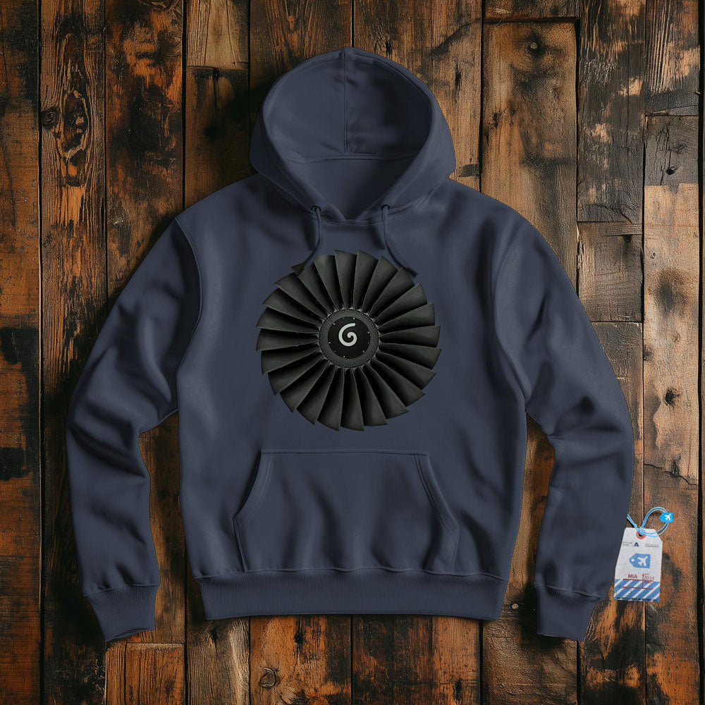 Jet Engine Fan Blades - Pullover Hoodie