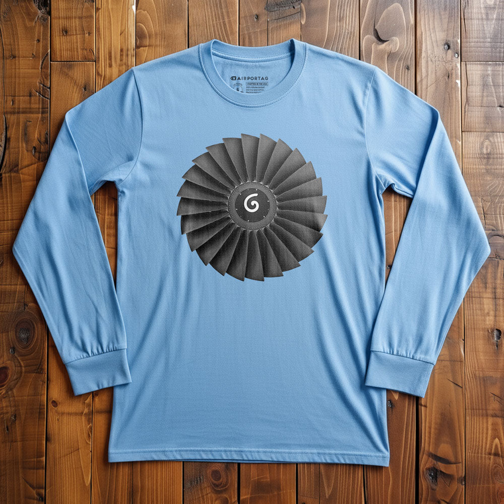 Jet Engine Fan Blades - Long Sleeve T-Shirt