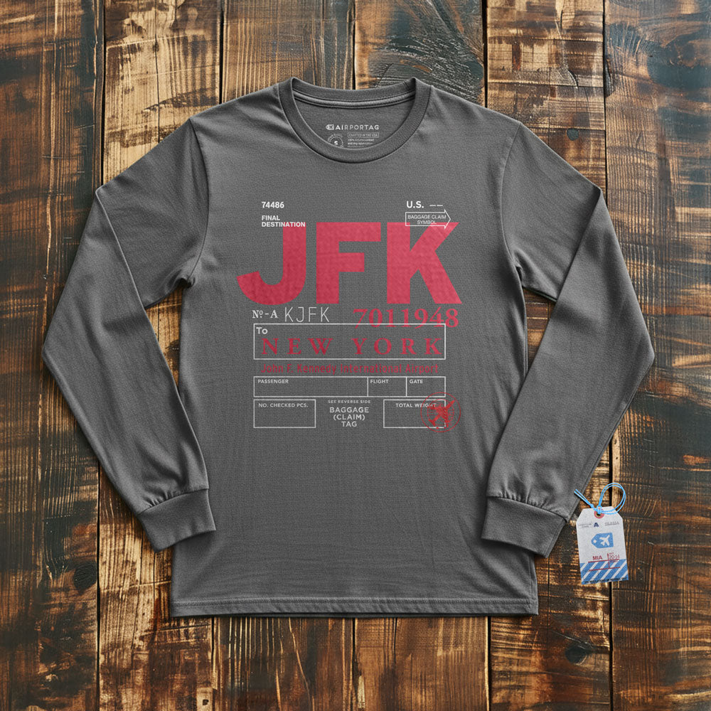 JFK Code - Long Sleeve T-Shirt