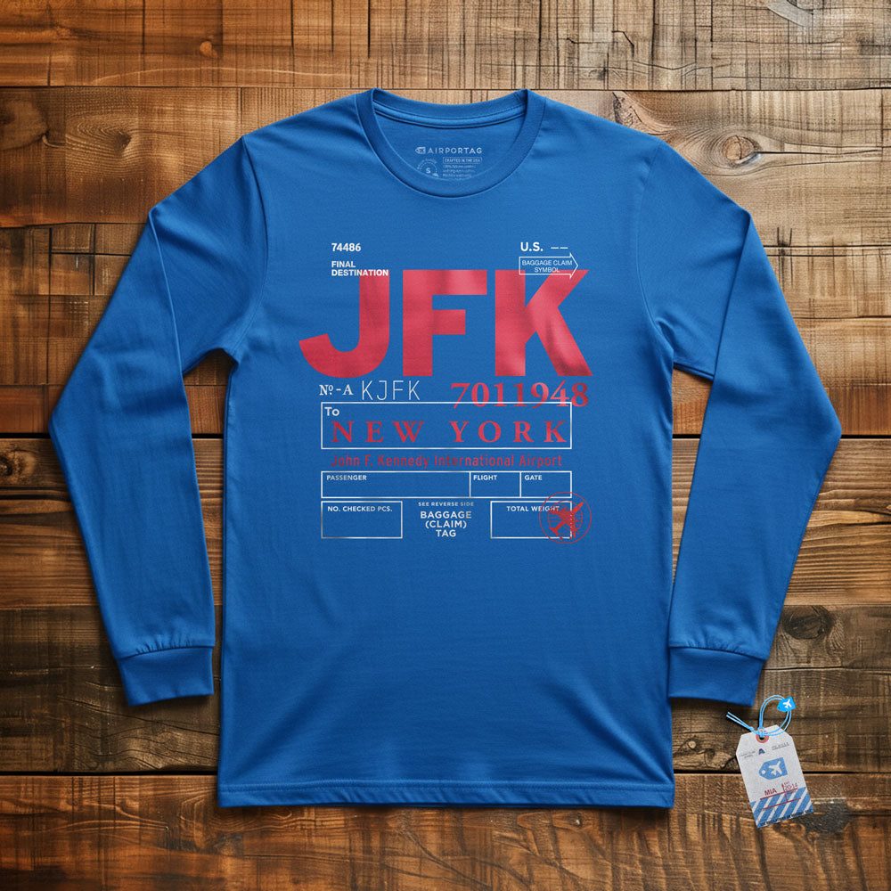 JFK Code - Long Sleeve T-Shirt