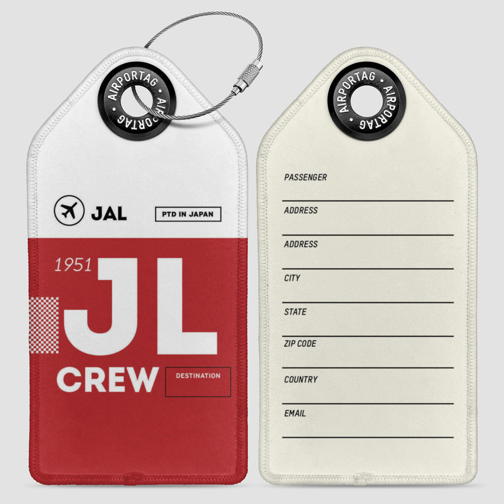 JL - Luggage Tag