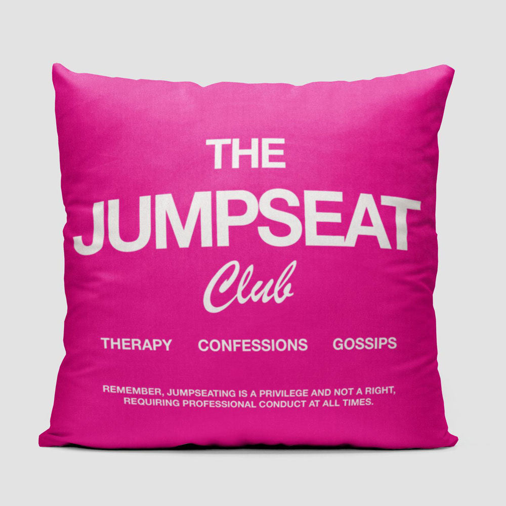 The Jumpseat Club - Throw Pillow