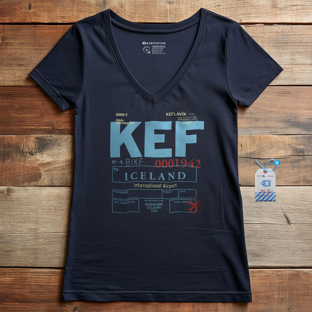 KEF - Women's V-Neck T-Shirt