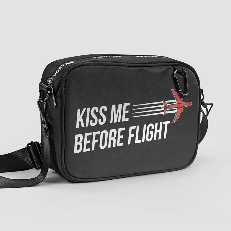 Kiss Me Before Flight - Travel Bag