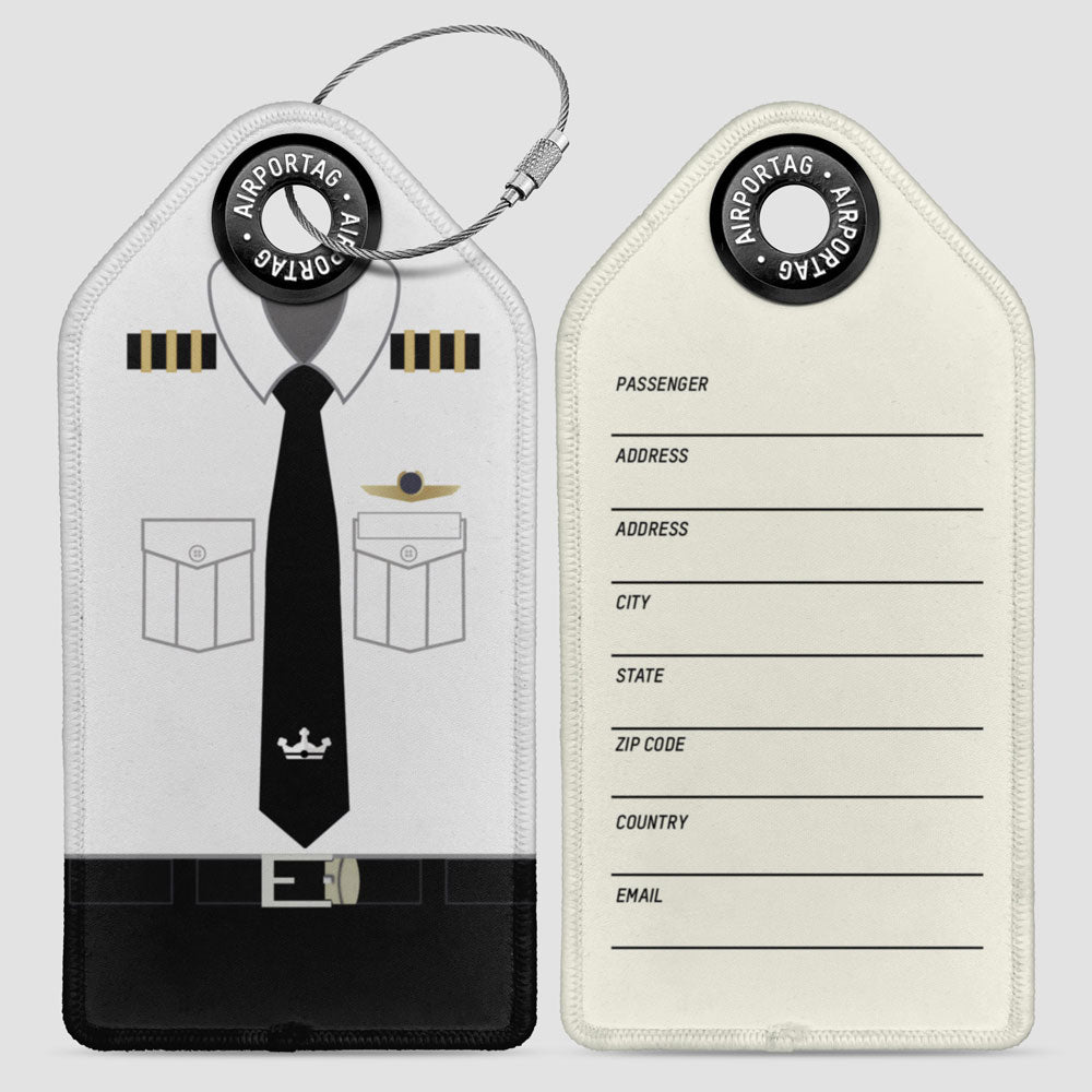KL Pilot Uniform - Luggage Tag