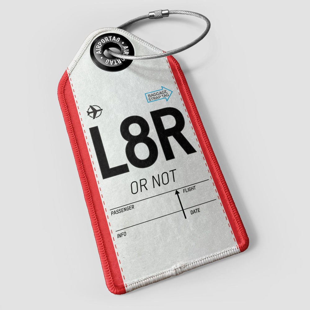 L8R 面白い略語 - ラゲッジタグ