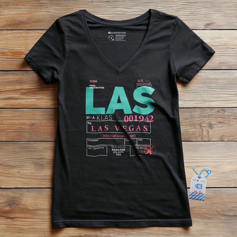 LAS - Women's V-Neck T-Shirt