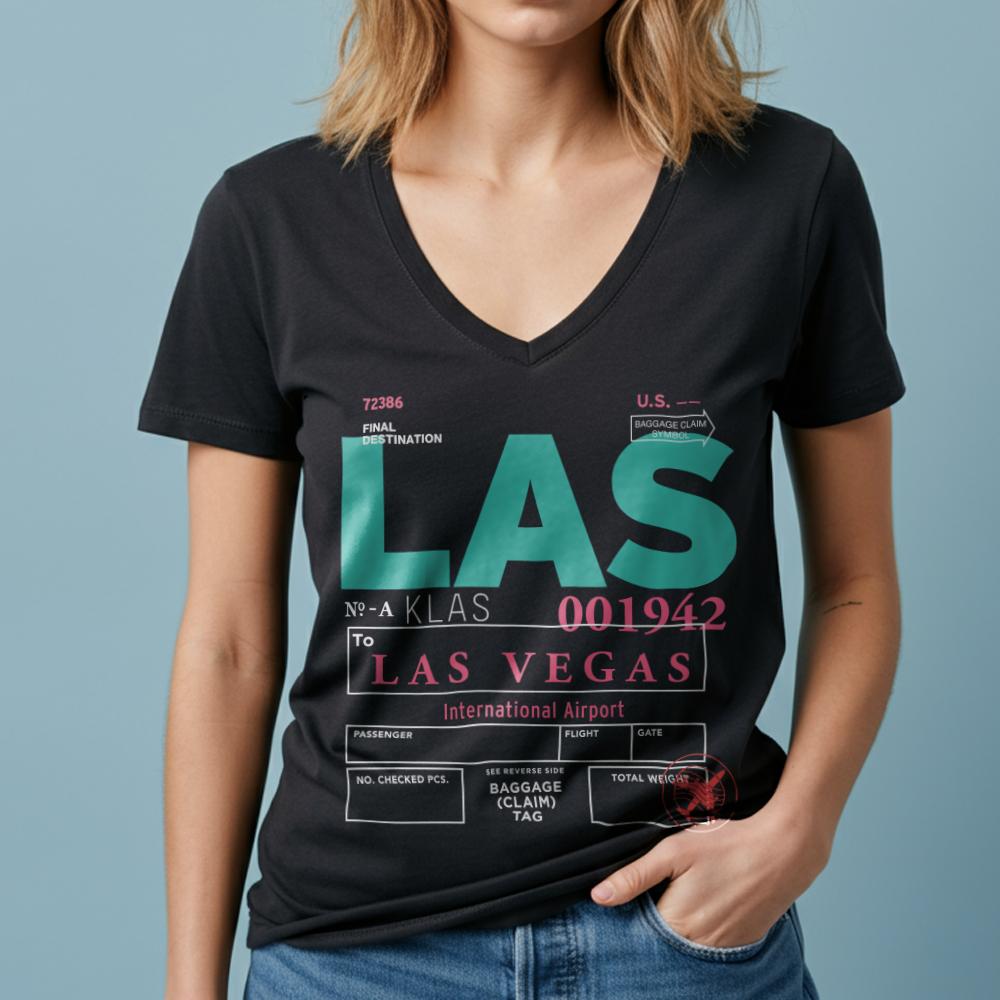 LAS - Women's V-Neck T-Shirt