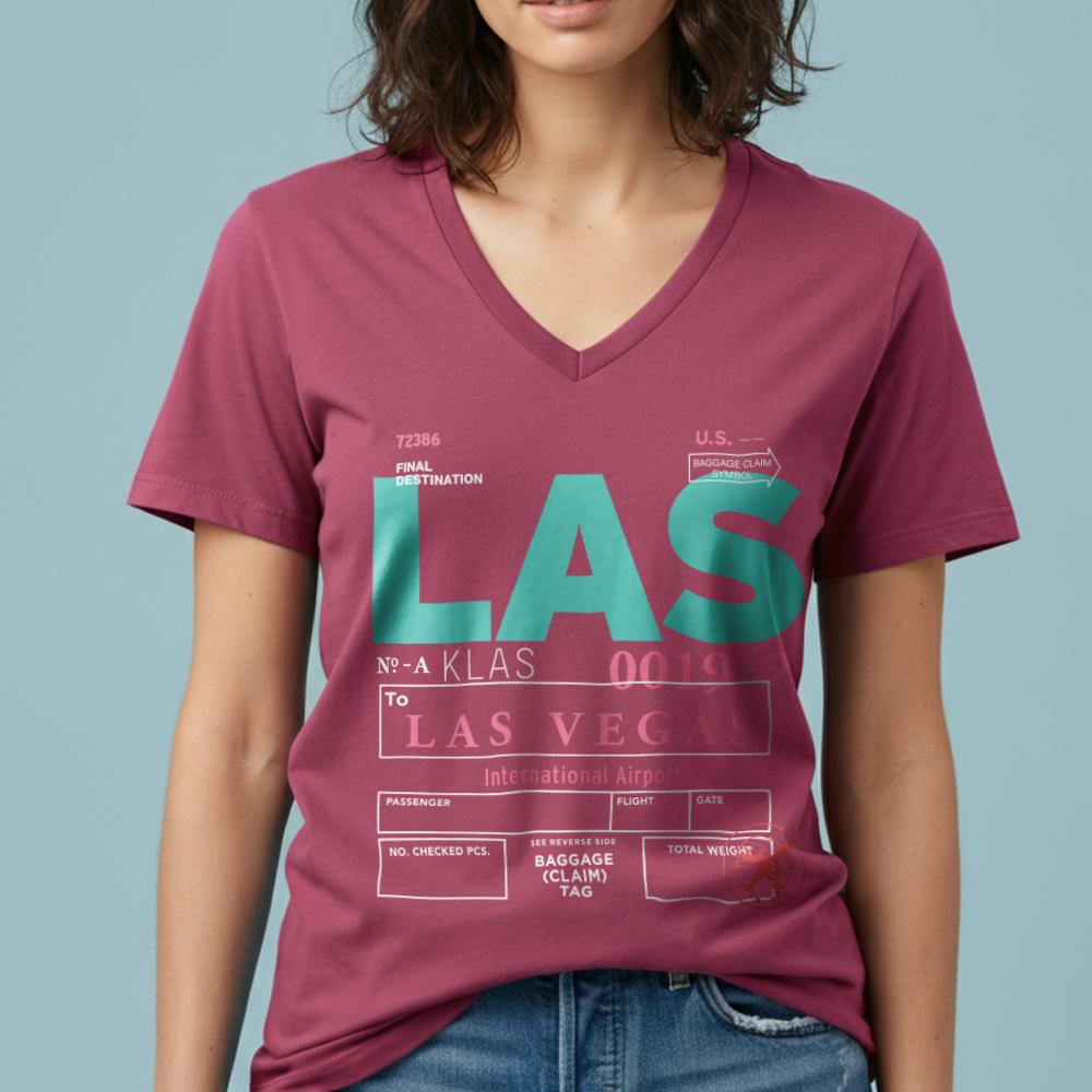 LAS - Women's V-Neck T-Shirt