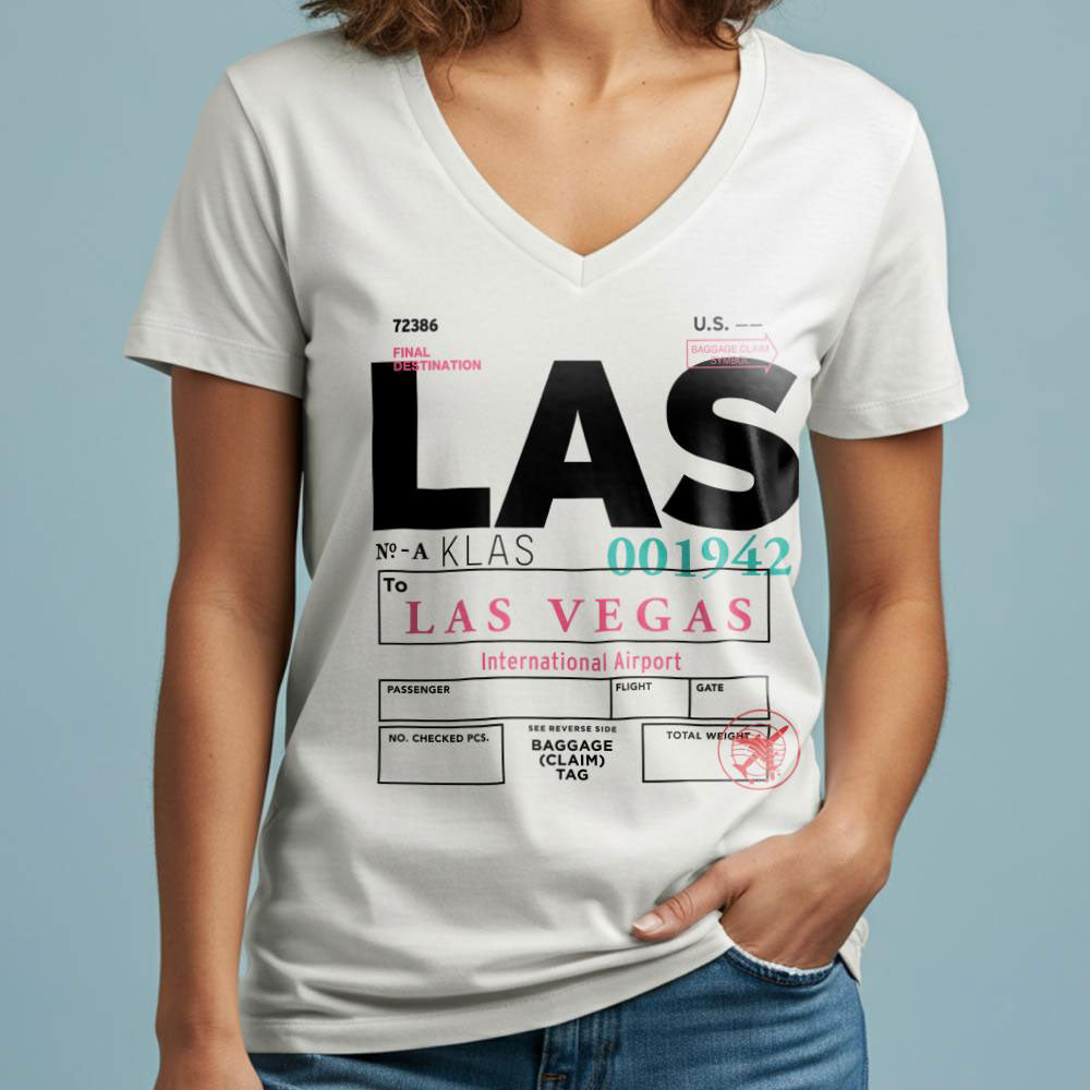 LAS - Women's V-Neck T-Shirt