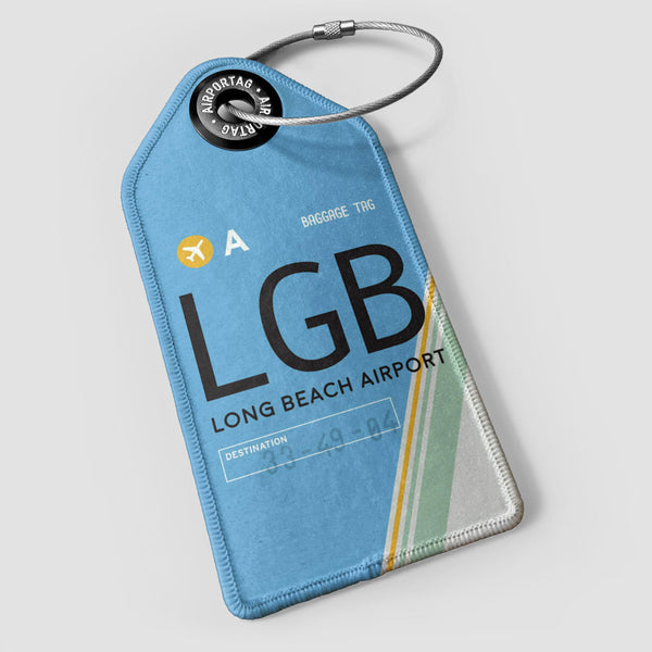 空港コード荷物タグ - IATA コード LGB 荷物タグ