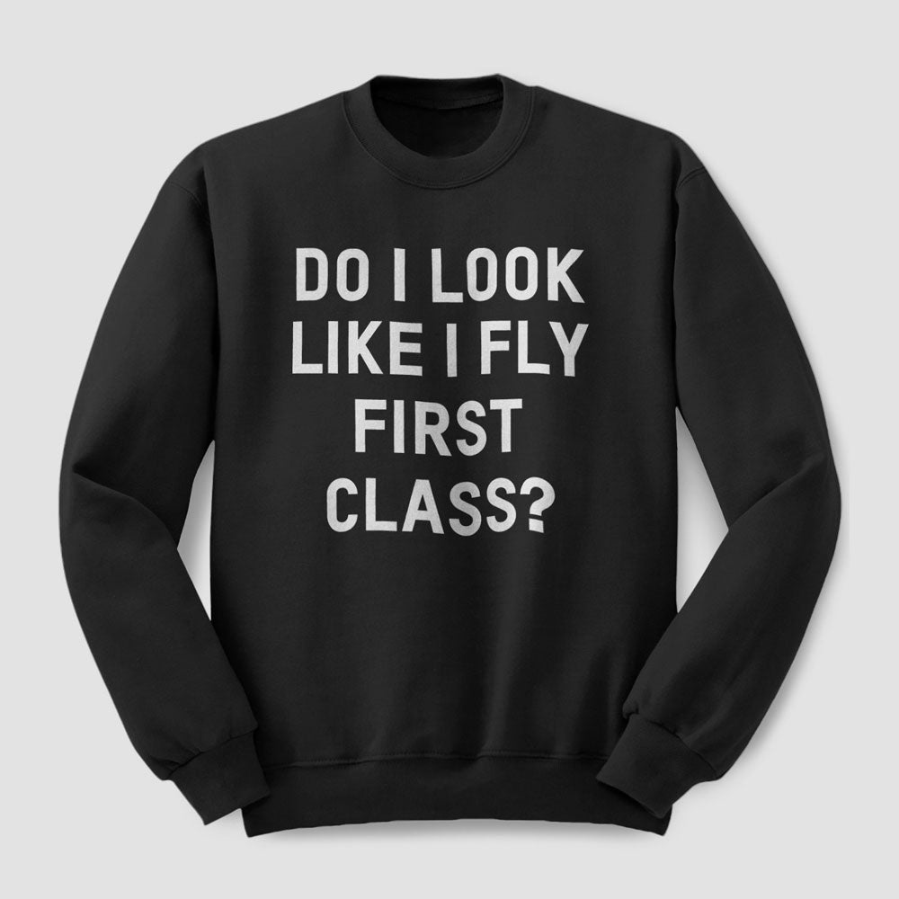 Do I Look Like I Fly First Class? - Sweatshirt