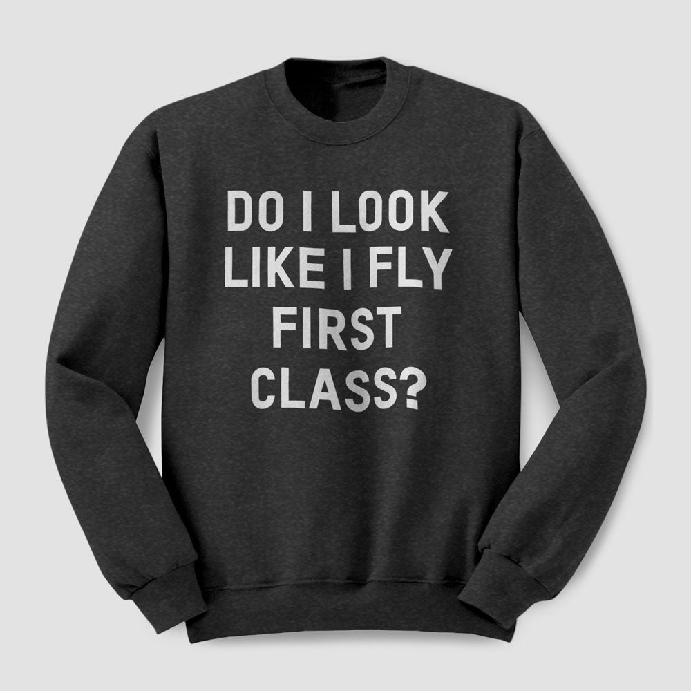 Do I Look Like I Fly First Class? - Sweatshirt