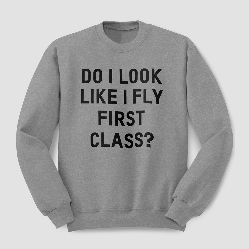 Do I Look Like I Fly First Class? - Sweatshirt